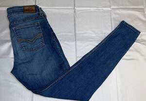 Harley-Davidson Women's 28x30 Blue Denim Skinny Jeans Medium Wash #5